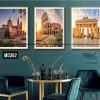 Bộ 3 Tranh Thành Phố Roma