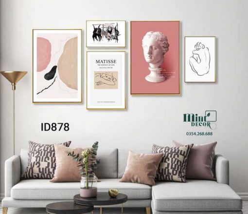 Bộ 5 Tranh Tác Phẩm Nghệ Thuật Matisse
