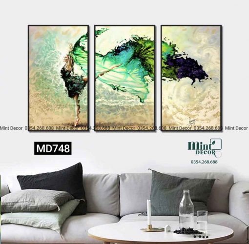 Bộ 3 Tranh Vũ Điệu Quyến Rũ