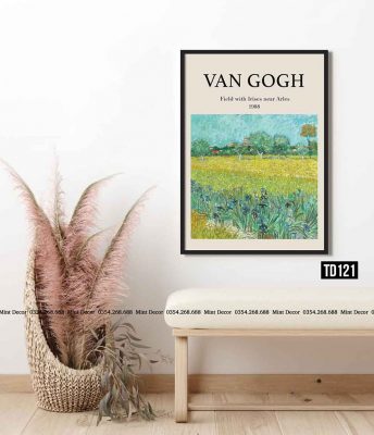 Tranh Van Gogh - Field with Irises near Arles