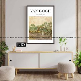 Tranh Van Gogh - Olive Orchard