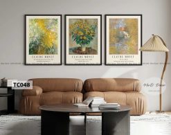 Bộ 3 Tranh Claude Monet Nổi Tiếng 2